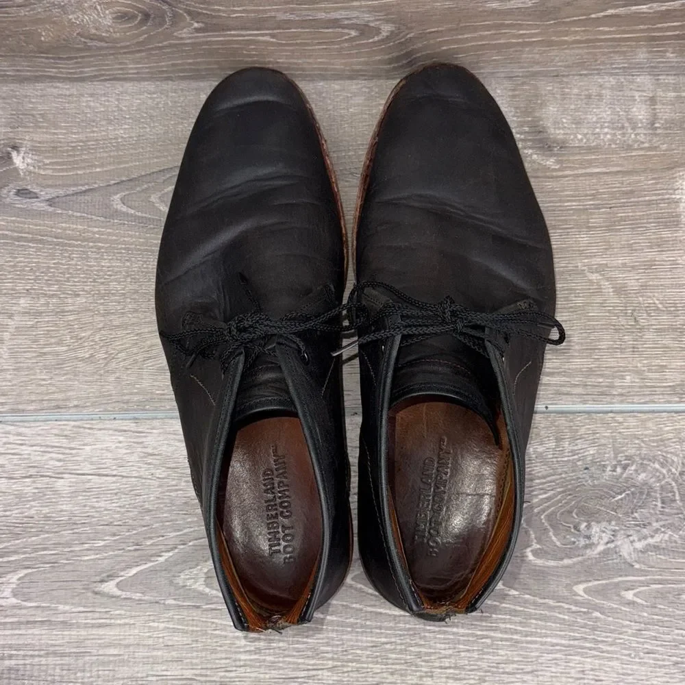 Timberland Boot Company Wodehouse 75510 Men’s Sz 12 Black Leather Chukka Boots
